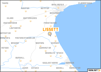 map of Lissett