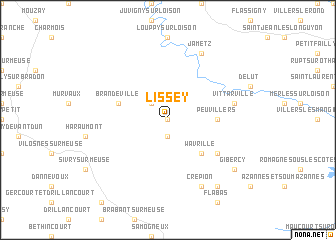 map of Lissey