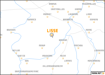map of Lisse