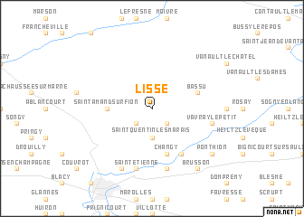 map of Lisse