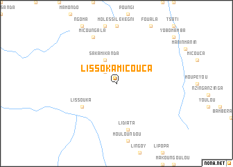 map of Lissoka-Micouca