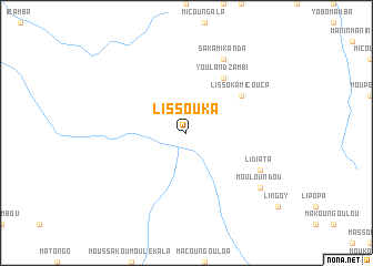 map of Lissouka