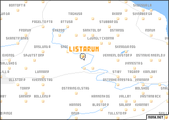 map of Listarum