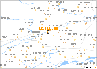 map of Listellan