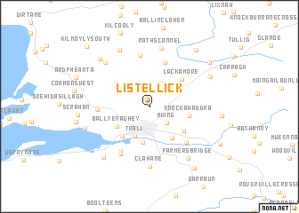 map of Listellick