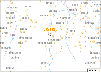 map of Listril