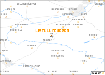 map of Listullycurran