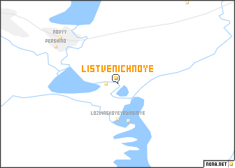 map of Listvenichnoye