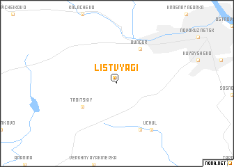 map of Listvyagi