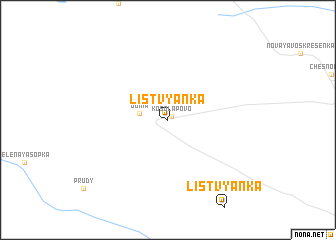 map of Listvyanka