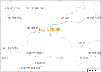 map of Listvyanka