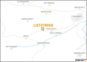 map of Listvyanka