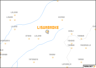 map of Lisuma-Moke