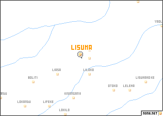 map of Lisuma