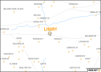 map of Lisuny