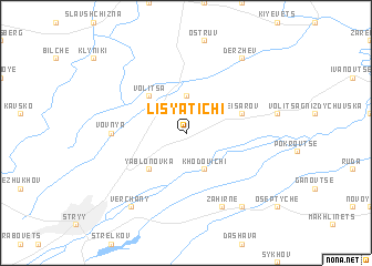 map of Lisyatichi