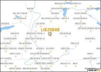 map of Liszkowo