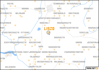 map of Liszó