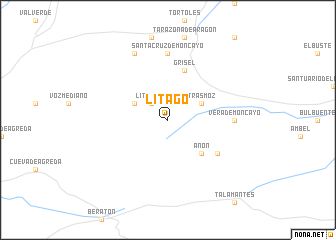 map of Litago