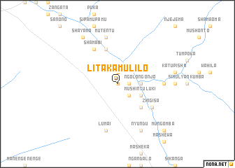 map of Litakamulilo