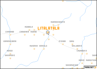 map of Litalatala