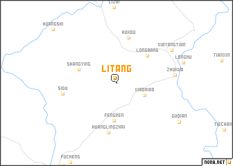 map of Litang