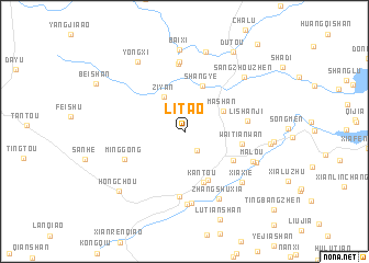 map of Litao