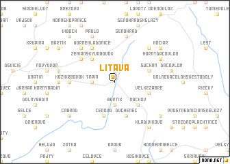 map of Litava