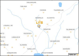 map of Lita