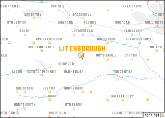 map of Litchborough