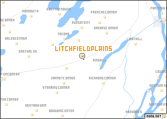 map of Litchfield Plains