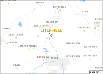 map of Litchfield