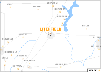 map of Litchfield