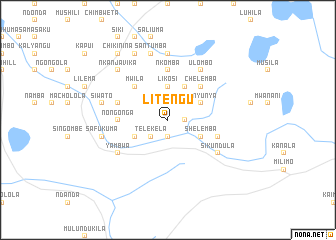 map of Litengu