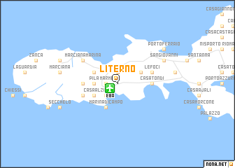 map of Literno