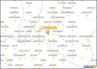 map of Litharós