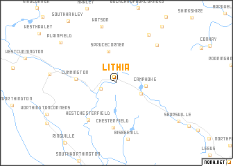 map of Lithia