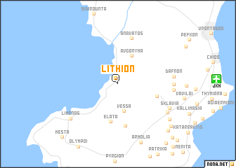 map of Líthion