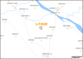 map of Lithium