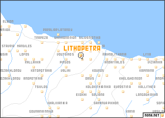 map of Lithópetra