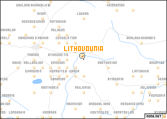 map of Lithovoúnia