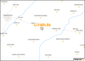 map of Litianlou