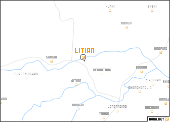 map of Litian