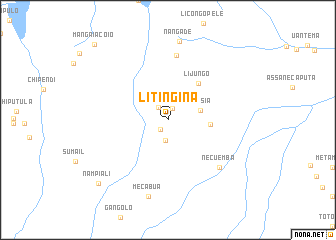 map of Litingina