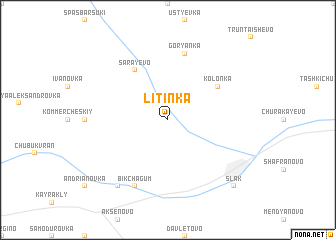 map of Litinka