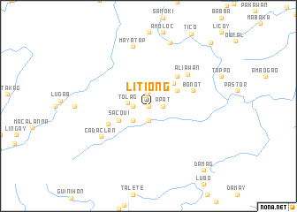 map of Litiong