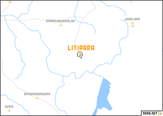 map of Litipāra