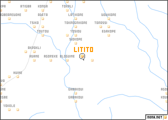 map of Litito