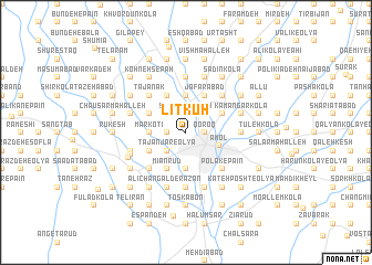 map of Līt Kūh