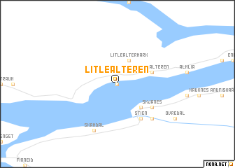 map of Litle Alteren